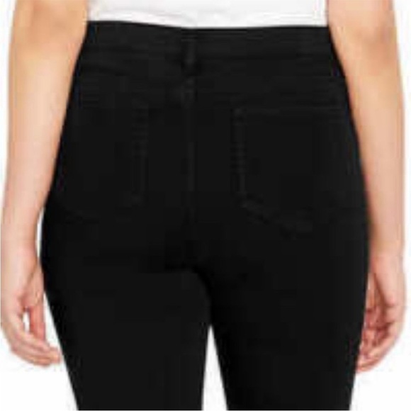 BUFFALO DAVID BITTON Womens HANNA Stretch High Rise Skinny Jeans Black 16/36 - Picture 8 of 8